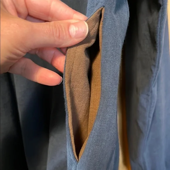 Blue Quarter-Zip Pullover with Embroidered Duck - Picture 6 of 7